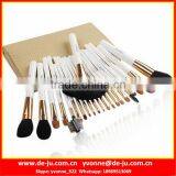 Acrylic White Facial Makeup Brush Kit thumbnail-1