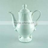 Cheap Ceramic White Tukish Style Tea Pot for Whole Sale thumbnail-1