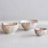 Japanese Ceramic Noodle Bowl With Hand Painting thumbnail-1
