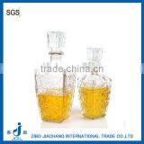 Elegant Whisky Brandy Glass Decanter With Cork Stopper thumbnail-1