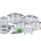 High Quality 15pcs Stainless Steel Cookware Set thumbnail-3