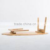 Environmental Natural Bamboo Foldable Table for Tea or Coffee thumbnail-3