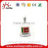 Wholesale Custom High Quality Sri Lanka Souvenir Ceramic Bell for Sale thumbnail-1