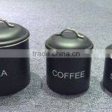 MSC2052 Set of 3 Black Canister thumbnail-1