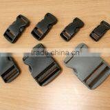Black White Color Plastic POM Side Release Buckle for Bag Webbing thumbnail-3