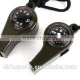 CAMPING WHISTLE FOR EMERGENCY WITH THERMOMETER AND HUMIDOMETER thumbnail-2