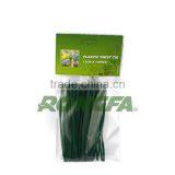 2.6mm x 15cm Green Pvc Plastic Plant Twist Tie for Gardening thumbnail-2