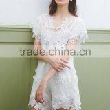 Latest Design Summer Beach Dress Women Fashion Crochet Dress thumbnail-4