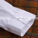 2015 Fashion Cotton Check Chiffon Ruffle Bottom Long Sleeves Direct Manufacturer High Quality Big Sleeve Blouse thumbnail-2