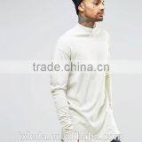 Top Sale Soft Plain Casual Long Sleeve Turtle Neck Men T-shirt Supplier in China thumbnail-1