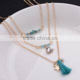 Zm35324a Fashion Jewelry 2017 Hot Sale Multi Layer Sweater Necklace thumbnail-2