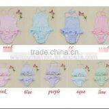 Novelty Promotional Monogrammed Striped Bathing Suit Seersucker Swimsuit thumbnail-4