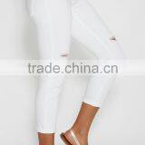 Tomboy Jeans in White With Destruction #97181 thumbnail-2