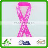 Custom Pink Color Screen Printing With Logo Design Bracelet Hair Band thumbnail-2