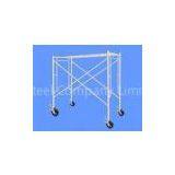 Dia 42mm Painted Tubular Steel Frame Wheeled Scaffolding for Construction