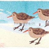 2014 Animal World Sandpipers At Beach Floor Mat Multi Color