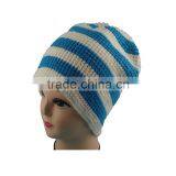 Plain Knitted Classic Design Custom Beanie With Woven Label