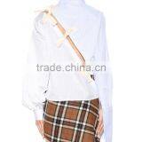 Long Sleeve Fashion Pinstripe T-shirts 100% Cotton Wholesale in China thumbnail-3