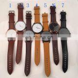7 Colors Top Brand Simple Classic Quartz Men Ladies Leather Wristband Watch thumbnail-1