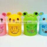 plastic mini car round kids trash can