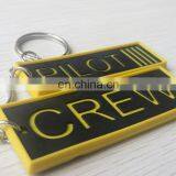 Custom 3d Soft Logo Pvc Key Chain Ring Holder thumbnail-2