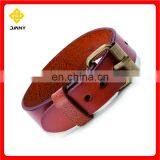 Handmade Wide Leather Bracelet for Men thumbnail-4