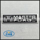 Promotional Products Custom Name Metal Crafts Brushed and Painting Aluminum Label for Cars