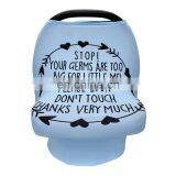 Baby Stretchy Nursing Breastfeeding Cover Multi Use Car Seat Canopy Stroller Infant Car Seat Breastfeeding Cover Baby Carseat thumbnail-3