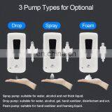Hospital Wall Mounted Electric UV LED Light Touchless Automatic Spray Liquid Foaming Soap Alcohol Gel Hand Dispenser Sanitizer thumbnail-3