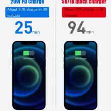 PD 18W USB-C Power Adapter Charger US EU Plug White Color thumbnail-4