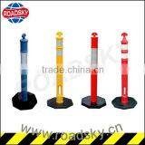 Traffic Heavy Duty Lane Divider Flexible PVC T-top Bollard Quality Choice thumbnail-1