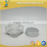 110ml Square Shape Clear Glass Cream Jar thumbnail-3