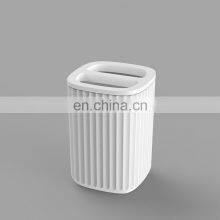 Vertical Stripe High Quality Plastic Bathroom Sets Bathroom Accessories Christmas Gift Set thumbnail-5