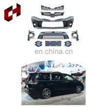CH Good Quality Pp Material Black Bumper Plates Engine Hood Trunk Wing Led Light Body Kit For Toyota Sienna 2011-2016 To 2018 thumbnail-1