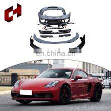 CH Hot Selling Car Accessories Black Bumper Spoiler Bumper Lip Spoiler Light Body Parts For Porsche 718 2016-2018 to GTS thumbnail-3