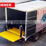 Internal tail lift for vans/trucks with 550KG loading capacity