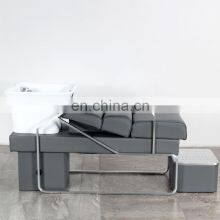 Newest Fashion Deluxe Full Airbag Massage Salon Comfortable Auto Lift Shampoo Massage Bed thumbnail-2