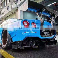 Runde High Quality LB V2 Style Fiber Glass Material GTR R35 Wide Body Kit For 2008-2019 Nissan GTR R35 Body Kit thumbnail-3