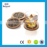 Factory supply round cork mat custom printed cup cork coaster                        
                                                                                Supplier's Choice