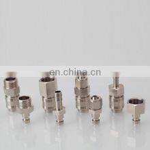 European Style Mini Copper Nickel-plated Air PU Hose Quick Connect Pneumatic Quick Fitting thumbnail-3