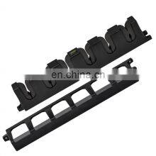 Booms Fishing WV1 Vertical 6-Rod Rack Fishing Pole Holder Wall Mount Modular for Garage thumbnail-1