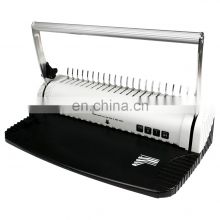 Hot Sale Portable Office Desktop Book Envelope Packaging Cartridge Binding Manual Comb Binding Machine