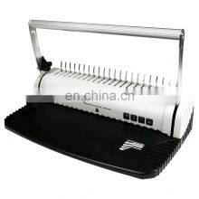 Hot Sale Portable Office Desktop Book Envelope Packaging Cartridge Binding Manual Comb Binding Machine