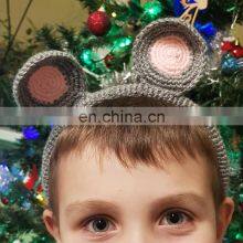 Hot Sale Crochet Headband Pattern, Mouse Hair Accessories Christmas Carnival, Vietnam Supplier Cheap Wholesale thumbnail-2
