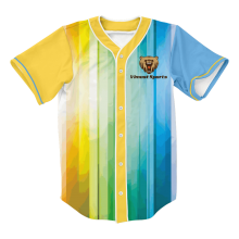 high quality custom baseball jersey with dye-sub