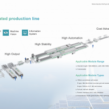 370w Automatic pv Solar Panel Production Line