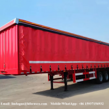 3-4 Axles Tri Axle 14-17 Meters 40t 50t Lorry Side Curtain Slider Trailer Truck Semitrailer Europe Standard to Russia Market thumbnail-1