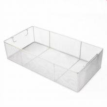 Customized Rectangle 304 Stainless Steel Wire Mesh Basket For Storage thumbnail-2