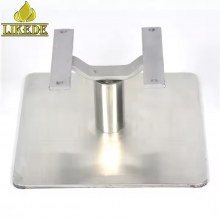 Stainless Steel Swivel Square Chair Base Rectangular Chair Base for Laundry Warehouse Farmhouse Applications thumbnail-5