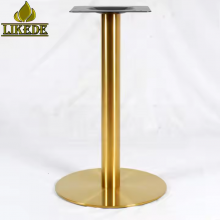 High Quality Brushed Titanium Golden Table Base Stainless Steel Copper Chrome Coffee Table Legs Made of Premium Metal thumbnail-3